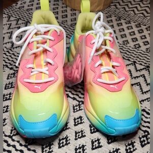 Puma tie-dye rise movement tennis shoes